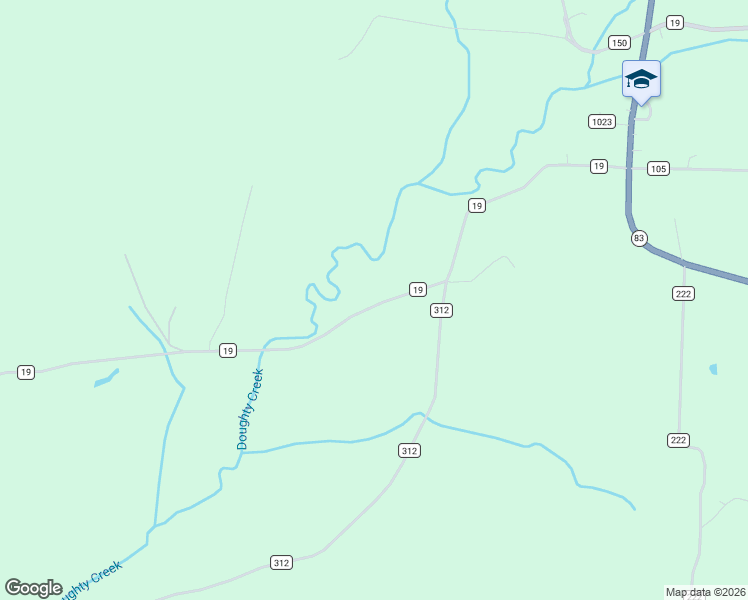 map of restaurants, bars, coffee shops, grocery stores, and more near 44938 County Road 19 in Coshocton