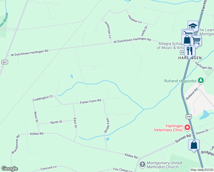 map of restaurants, bars, coffee shops, grocery stores, and more near 8 Silver Maple Court in Montgomery