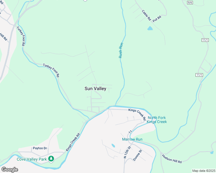 map of restaurants, bars, coffee shops, grocery stores, and more near Point View in Weirton