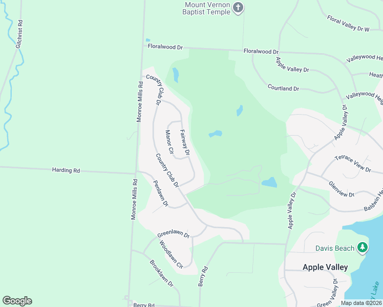 map of restaurants, bars, coffee shops, grocery stores, and more near 858 Fairway Drive in Howard