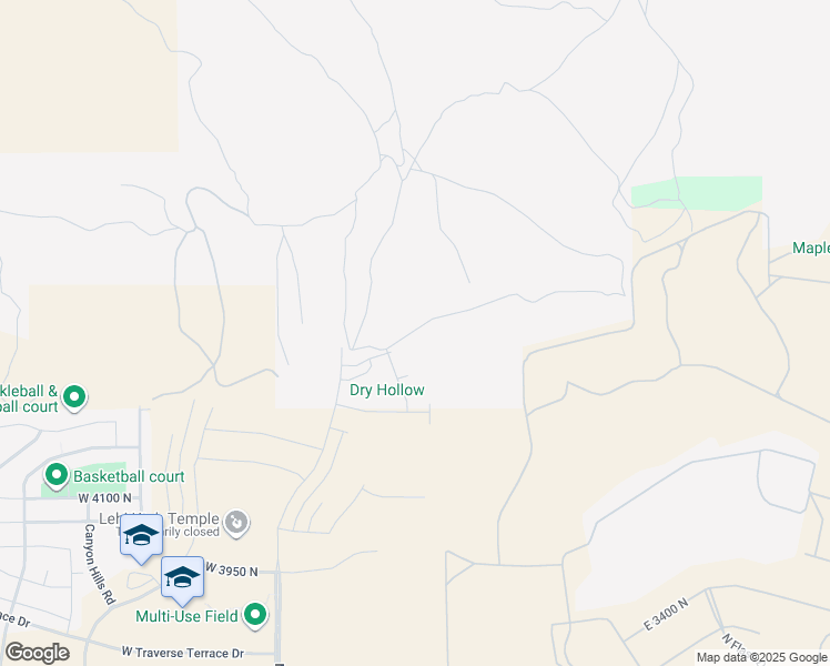 map of restaurants, bars, coffee shops, grocery stores, and more near 335 Levengrove Drive in Lehi