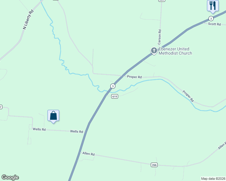 map of restaurants, bars, coffee shops, grocery stores, and more near 17139 Hillside Drive in Mount Vernon