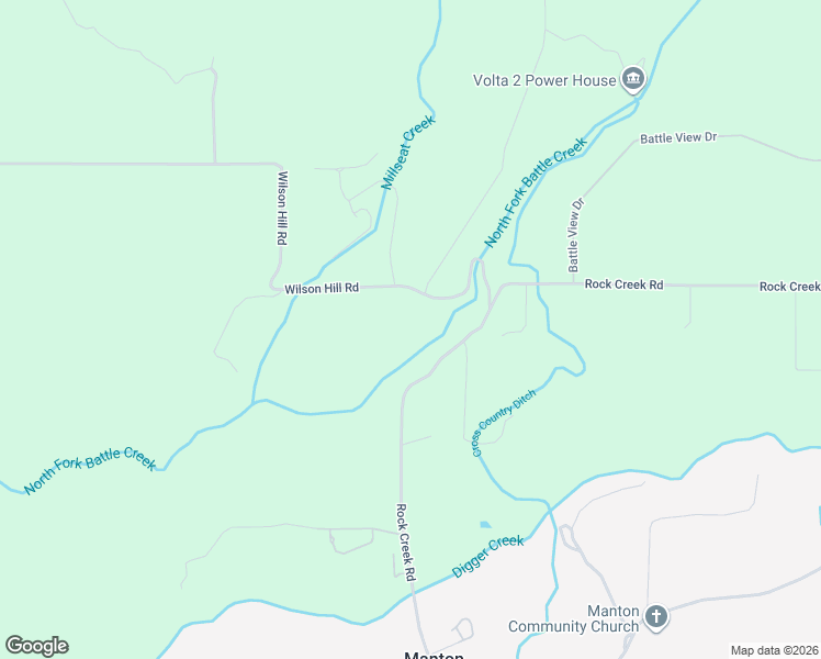 map of restaurants, bars, coffee shops, grocery stores, and more near 4550 Wilson Hill Rd in Manton