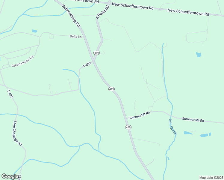 map of restaurants, bars, coffee shops, grocery stores, and more near 4926 Pennsylvania 419 in Womelsdorf