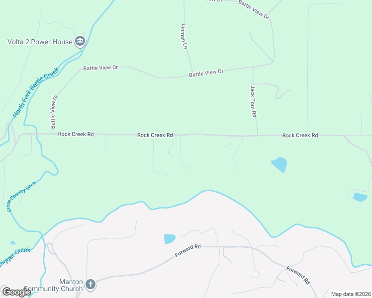 map of restaurants, bars, coffee shops, grocery stores, and more near 32011 Rock Creek Road in Manton