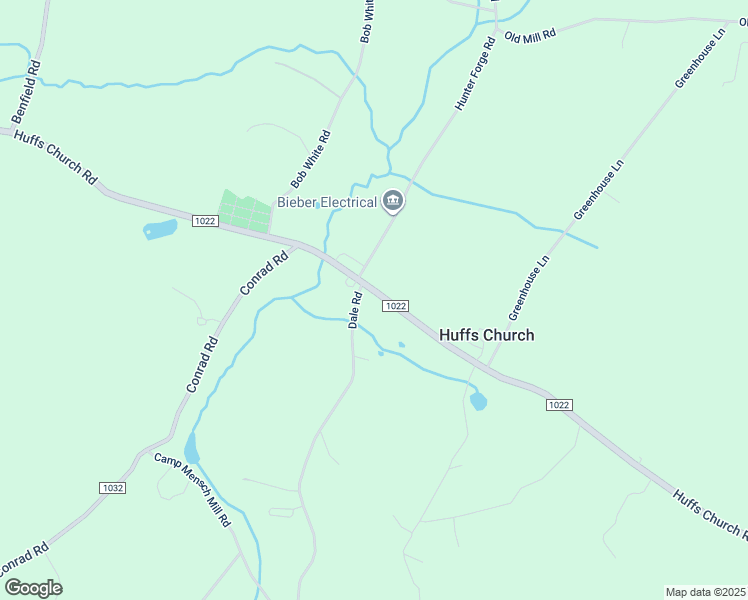 map of restaurants, bars, coffee shops, grocery stores, and more near 1208 Huffs Church Road in Barto