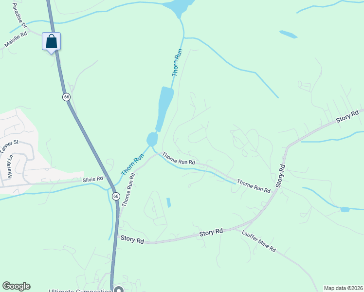 map of restaurants, bars, coffee shops, grocery stores, and more near 246 Deborah Circle in Export