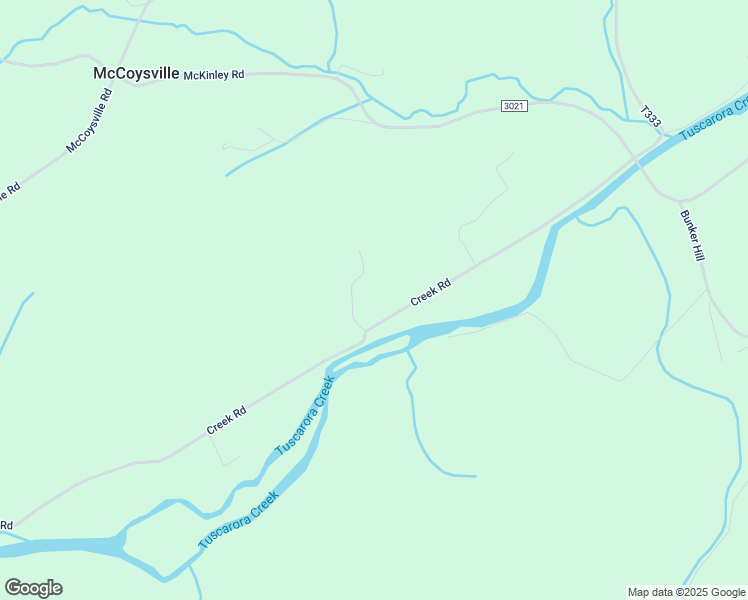 map of restaurants, bars, coffee shops, grocery stores, and more near 1633 Creek Road in Mifflin