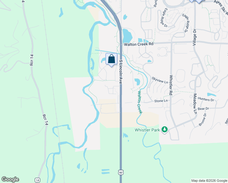 map of restaurants, bars, coffee shops, grocery stores, and more near 897 Majestic Circle in Steamboat Springs