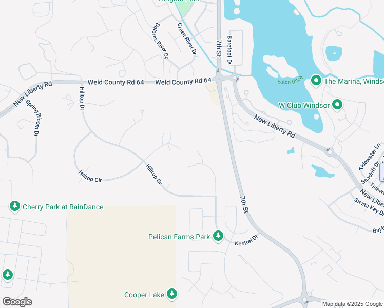 map of restaurants, bars, coffee shops, grocery stores, and more near 1948 Kestrel Court in Windsor