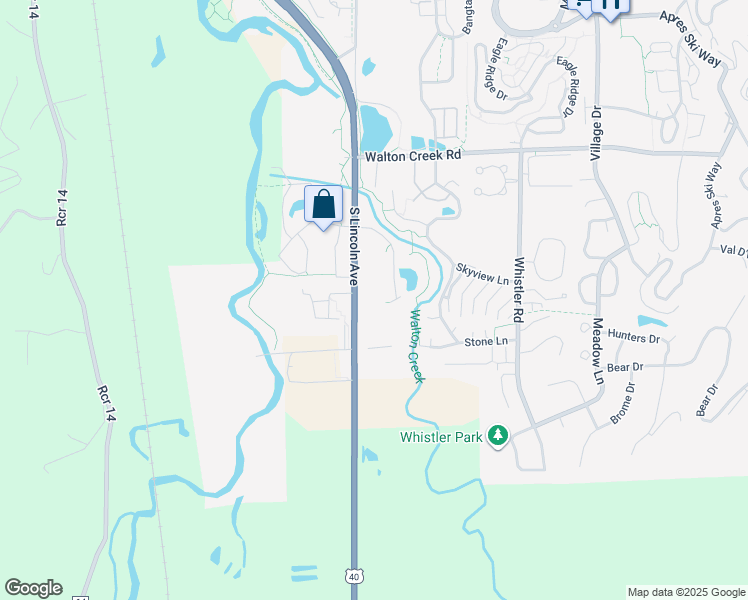 map of restaurants, bars, coffee shops, grocery stores, and more near 3200 South Lincoln Avenue in Steamboat Springs