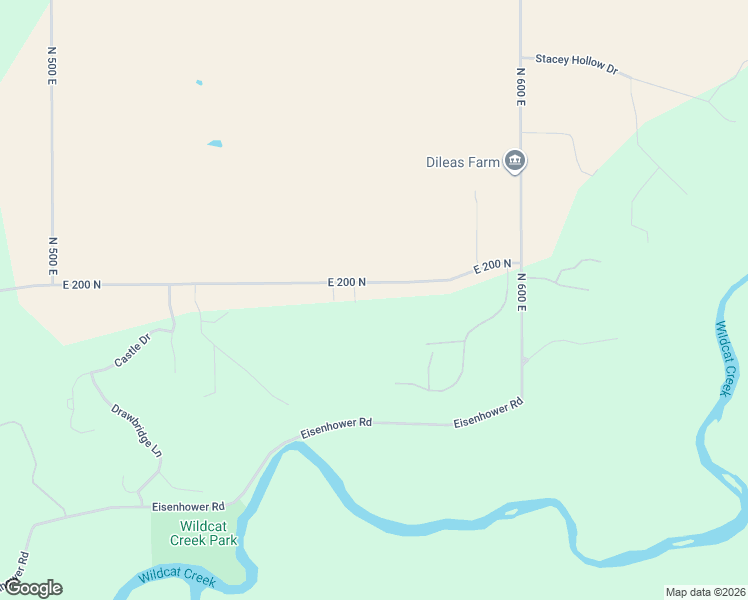 map of restaurants, bars, coffee shops, grocery stores, and more near 5717 East 200 North in Lafayette