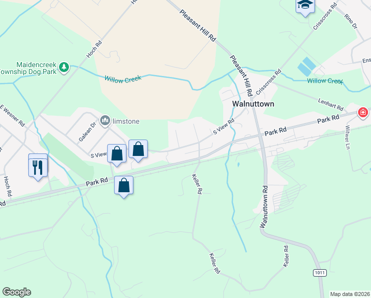 map of restaurants, bars, coffee shops, grocery stores, and more near 651 Park Road in Fleetwood