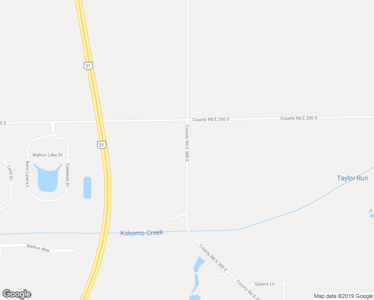 map of restaurants, bars, coffee shops, grocery stores, and more near 2139 County Road S 300 East in Kokomo
