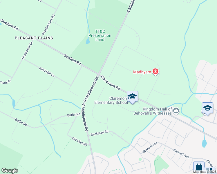 map of restaurants, bars, coffee shops, grocery stores, and more near 49 Mattawang Drive in Franklin Township