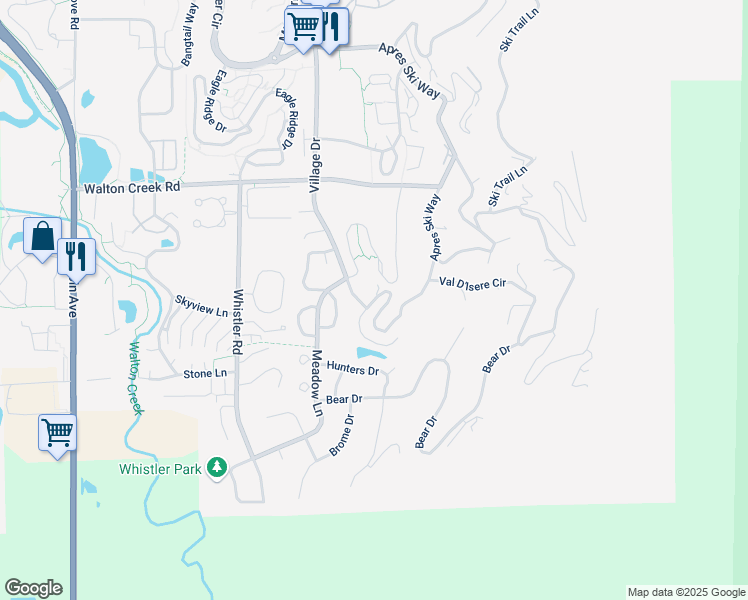 map of restaurants, bars, coffee shops, grocery stores, and more near 3339 Apres Ski Way in Steamboat Springs