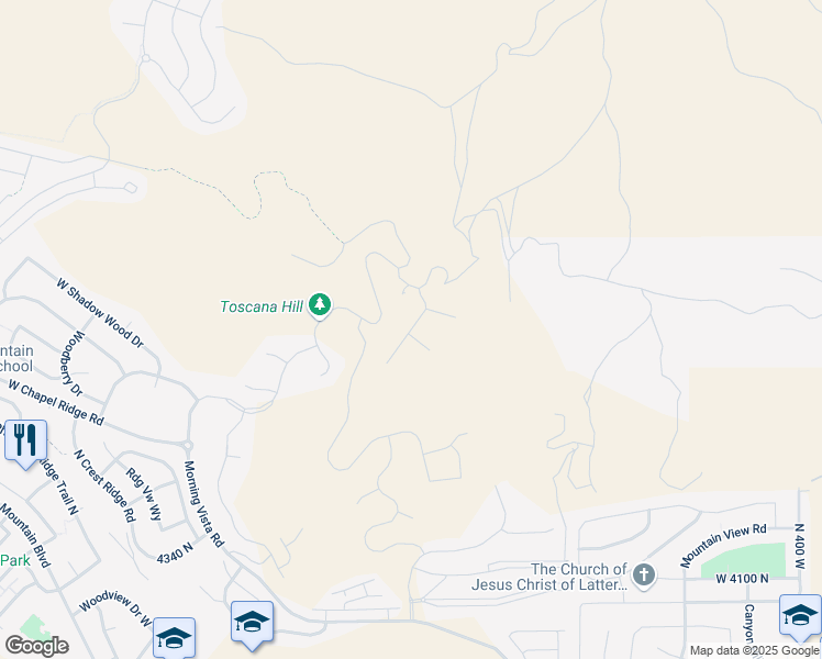 map of restaurants, bars, coffee shops, grocery stores, and more near 4854 North Soleggiato Circle in Lehi