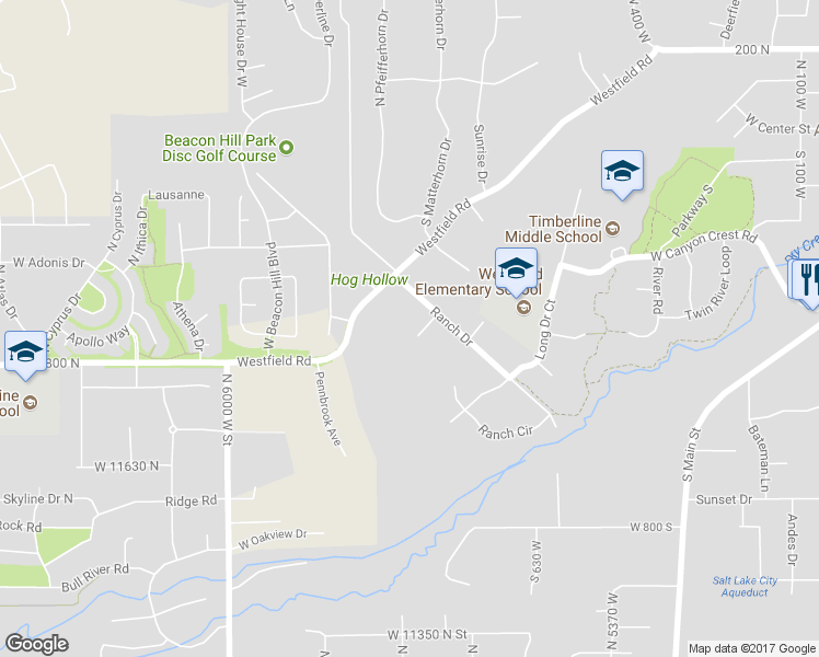 map of restaurants, bars, coffee shops, grocery stores, and more near 904 West Hayden Court in Alpine
