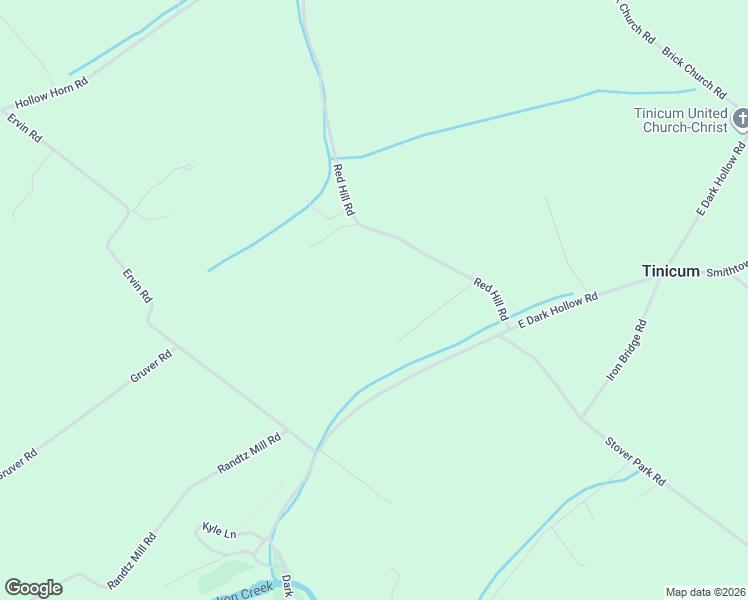 map of restaurants, bars, coffee shops, grocery stores, and more near 23 Red Hill Road in Bucks County