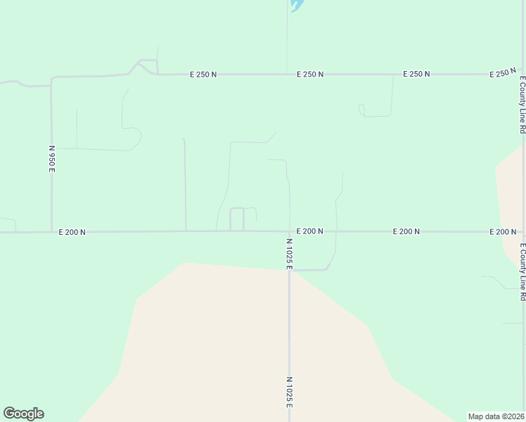 map of restaurants, bars, coffee shops, grocery stores, and more near 10220 East 200 North in Lafayette