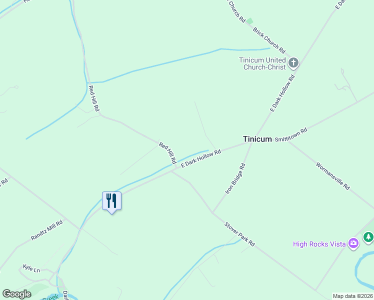 map of restaurants, bars, coffee shops, grocery stores, and more near 380 East Dark Hollow Road in Bucks County
