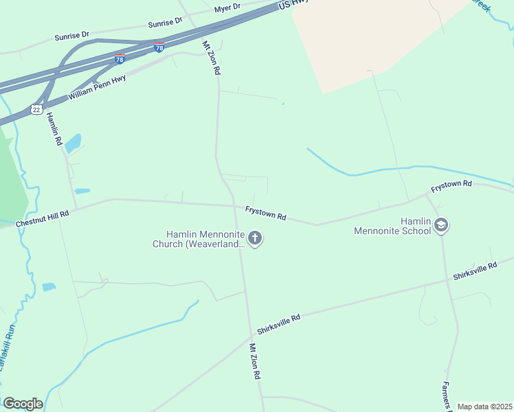 map of restaurants, bars, coffee shops, grocery stores, and more near 1016 Frystown Road in Fredericksburg