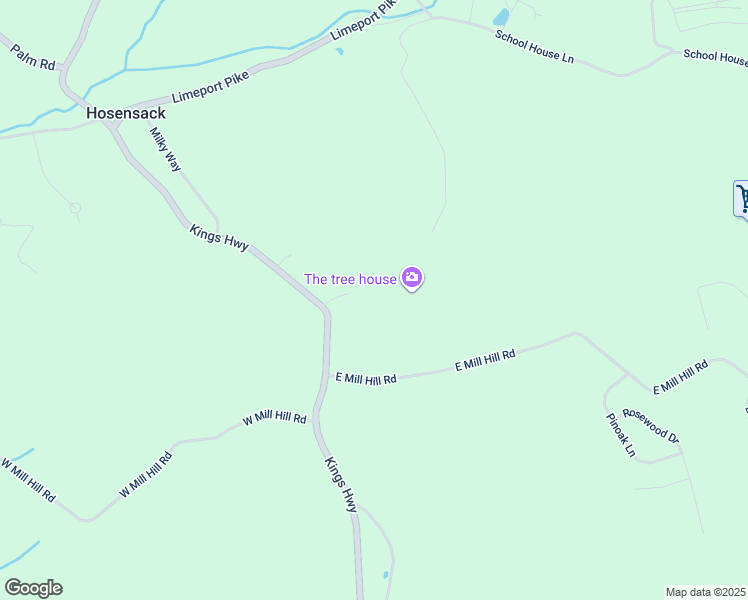map of restaurants, bars, coffee shops, grocery stores, and more near 4781 Manor Way in East Greenville