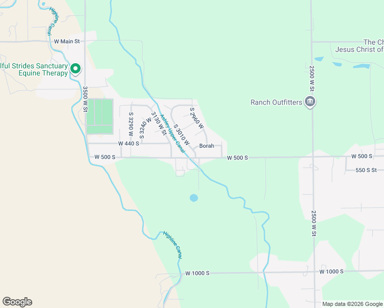 map of restaurants, bars, coffee shops, grocery stores, and more near 482 Heritage Drive in Vernal