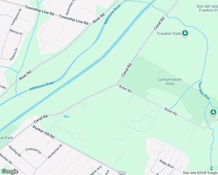 map of restaurants, bars, coffee shops, grocery stores, and more near 909 Canal Road in Princeton