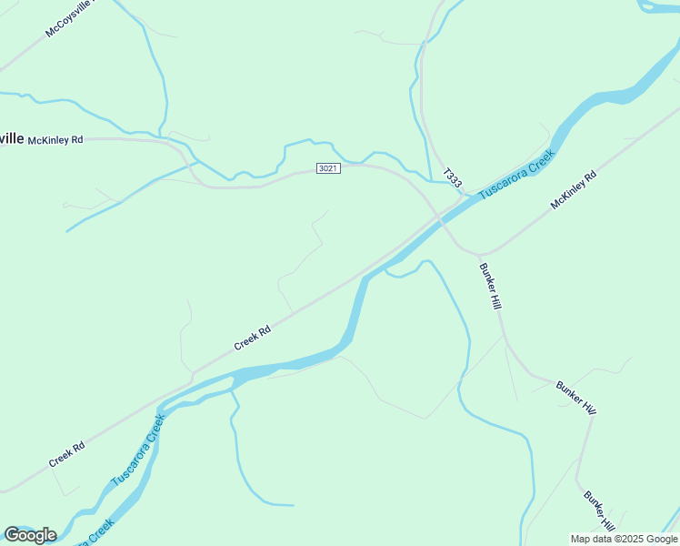 map of restaurants, bars, coffee shops, grocery stores, and more near 2063 Creek Road in Mifflin