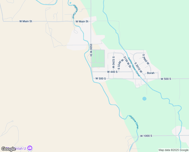 map of restaurants, bars, coffee shops, grocery stores, and more near 468 South 3500 West in Vernal
