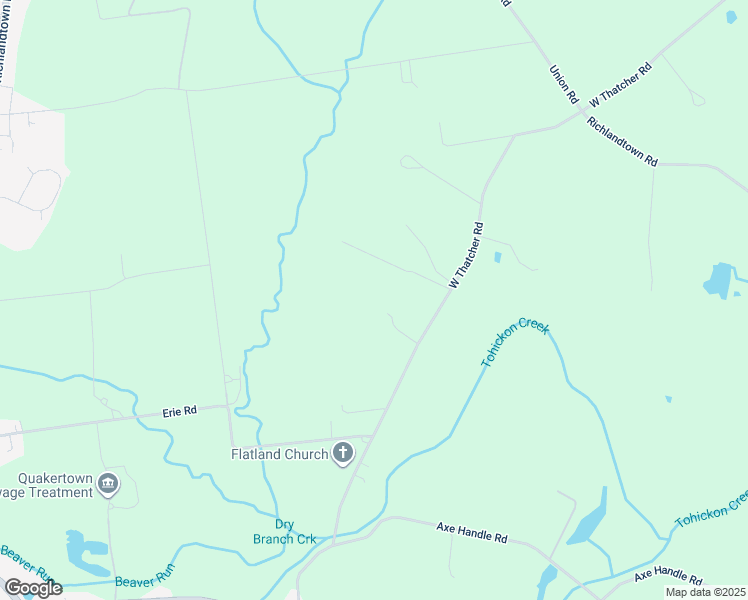 map of restaurants, bars, coffee shops, grocery stores, and more near 290 W Thatcher Rd in Quakertown