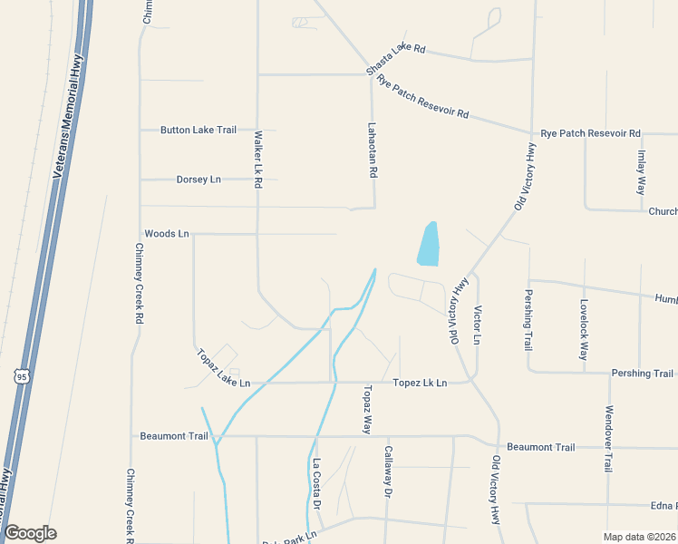 map of restaurants, bars, coffee shops, grocery stores, and more near 22125 Topaz Lake Lane in Lovelock