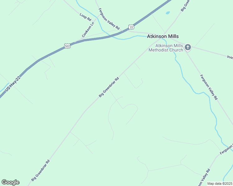 map of restaurants, bars, coffee shops, grocery stores, and more near 9 Mink Lane in McVeytown