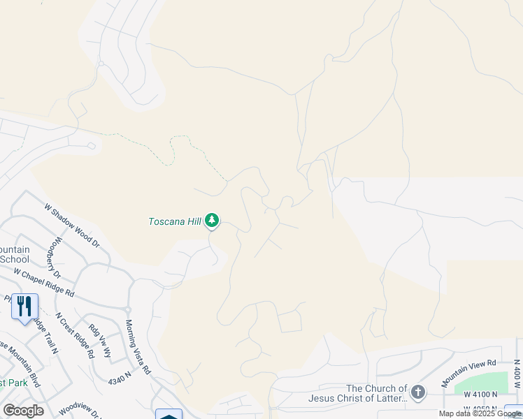 map of restaurants, bars, coffee shops, grocery stores, and more near 1307 Annuvolato in Lehi