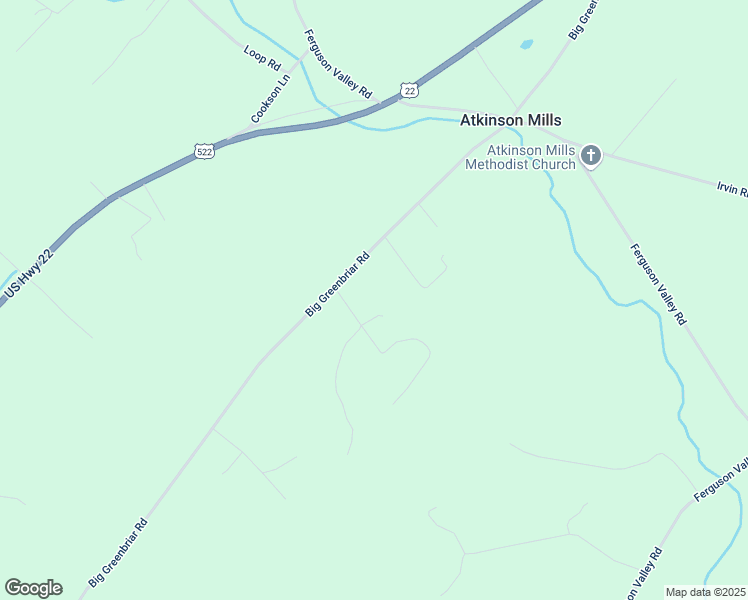 map of restaurants, bars, coffee shops, grocery stores, and more near 9 Mink Lane in McVeytown