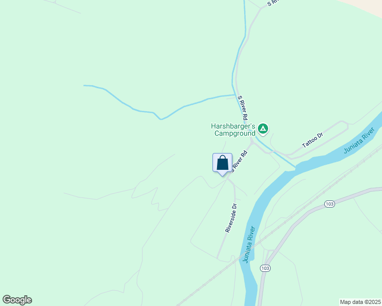map of restaurants, bars, coffee shops, grocery stores, and more near in McVeytown
