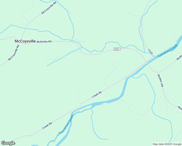 map of restaurants, bars, coffee shops, grocery stores, and more near Creek Road in Honey Grove