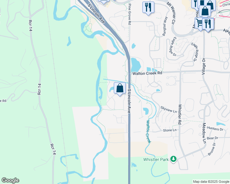map of restaurants, bars, coffee shops, grocery stores, and more near 800 Weiss Drive in Steamboat Springs