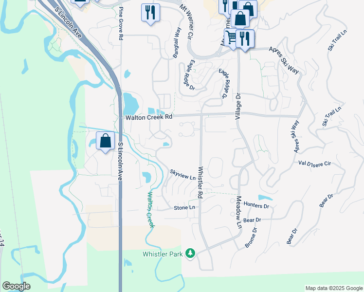 map of restaurants, bars, coffee shops, grocery stores, and more near 1340 Athens Plaza in Steamboat Springs