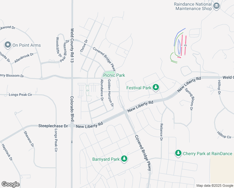 map of restaurants, bars, coffee shops, grocery stores, and more near 1848 Covered Bridge Parkway in Windsor