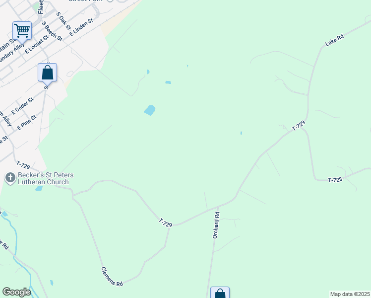 map of restaurants, bars, coffee shops, grocery stores, and more near 249 South Beech Street in Fleetwood