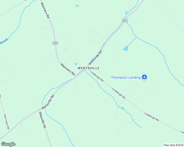 map of restaurants, bars, coffee shops, grocery stores, and more near 6 Lindbergh Road in East Amwell Township