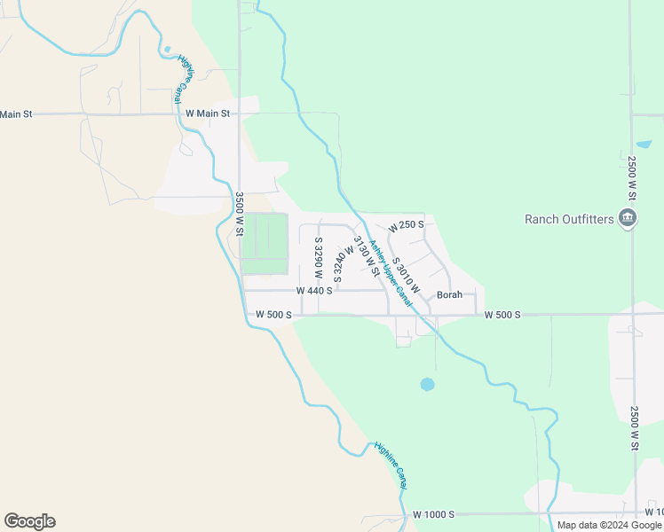 map of restaurants, bars, coffee shops, grocery stores, and more near 373 South 3240 West in Vernal