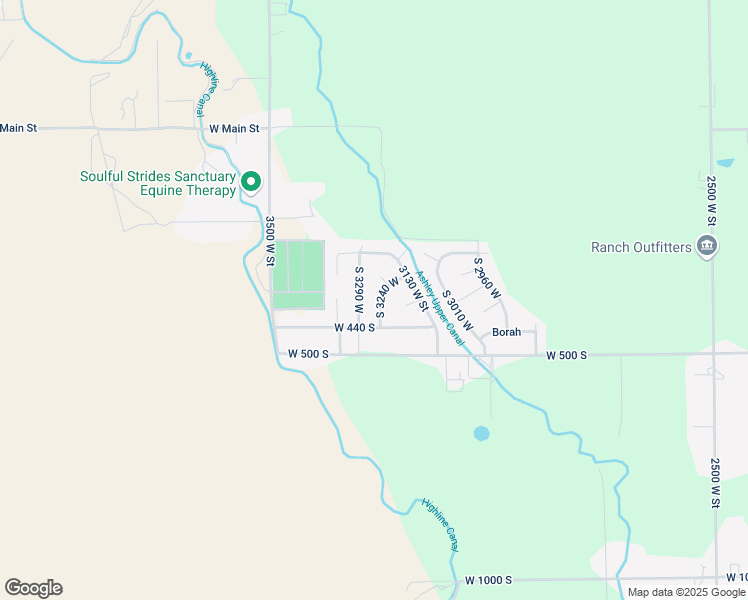 map of restaurants, bars, coffee shops, grocery stores, and more near 373 South 3240 West in Vernal