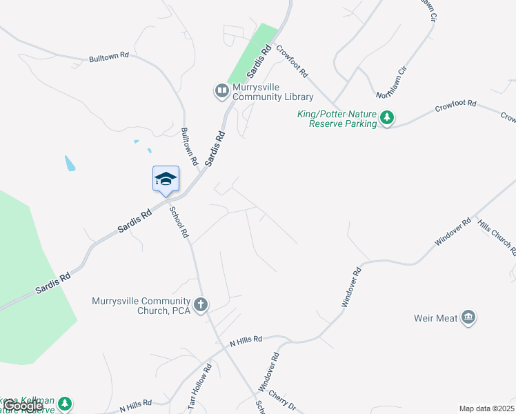 map of restaurants, bars, coffee shops, grocery stores, and more near 4733 Mill Stream Court in Murrysville