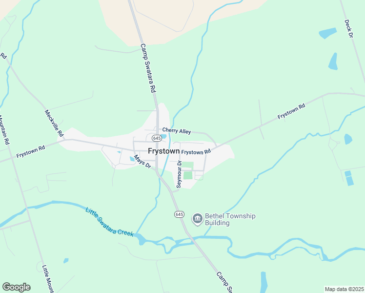 map of restaurants, bars, coffee shops, grocery stores, and more near 431 Frystown Road in Myerstown