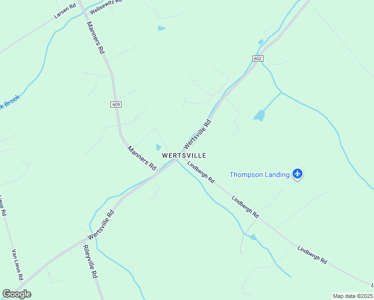 map of restaurants, bars, coffee shops, grocery stores, and more near 318 Wertsville Road in East Amwell Township
