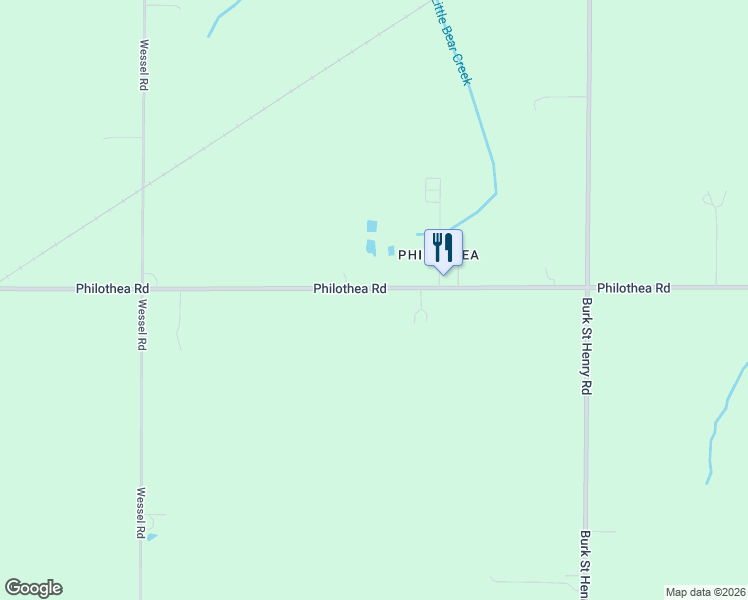 map of restaurants, bars, coffee shops, grocery stores, and more near 3766 Philothea Road in Coldwater