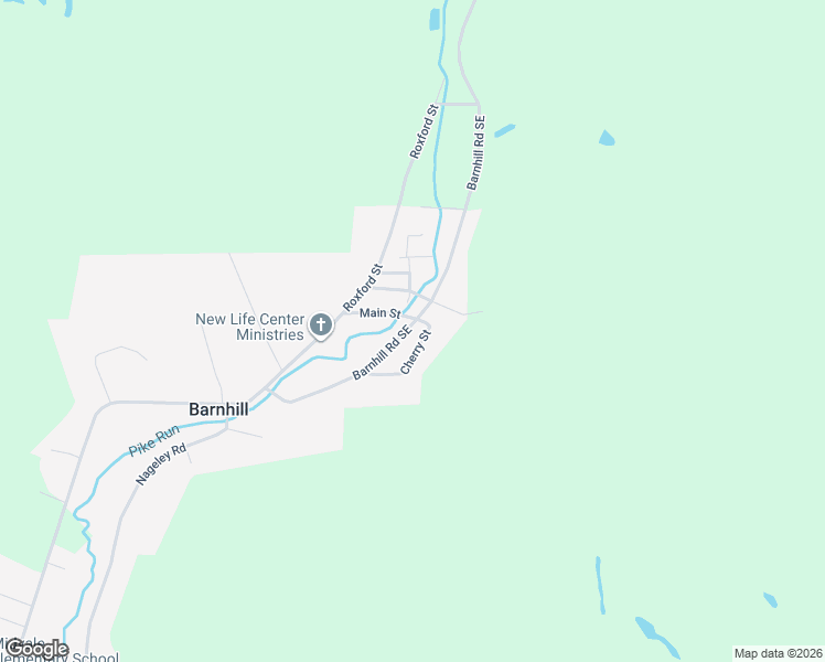 map of restaurants, bars, coffee shops, grocery stores, and more near 1773 Barnhill Road Southeast in New Philadelphia